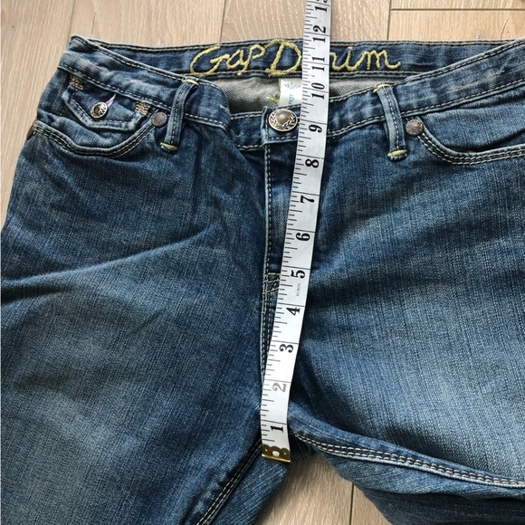 GAP Denim Y2K Straight Leg Blue Jeans Kids Size 12 Plus - Picture 4 of 14